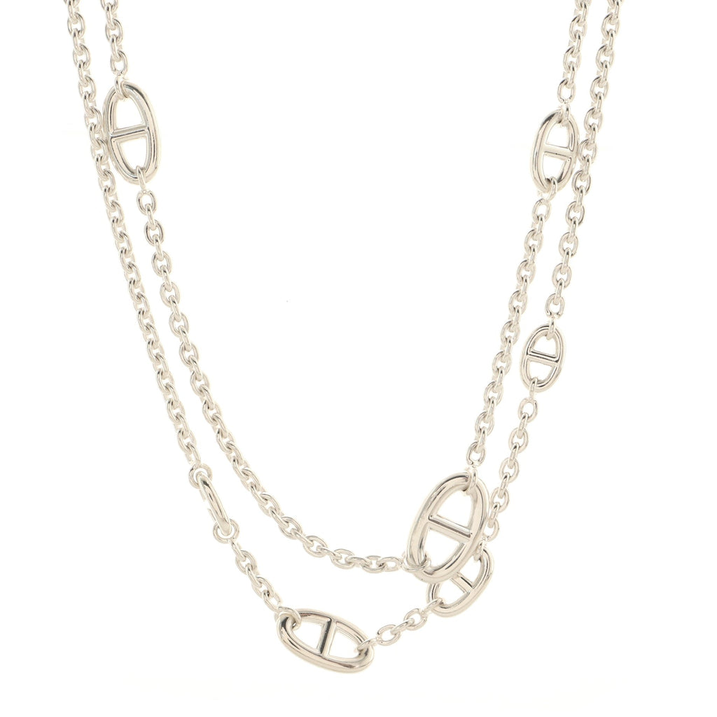 Farandole Long Necklace Sterling Silver 160
