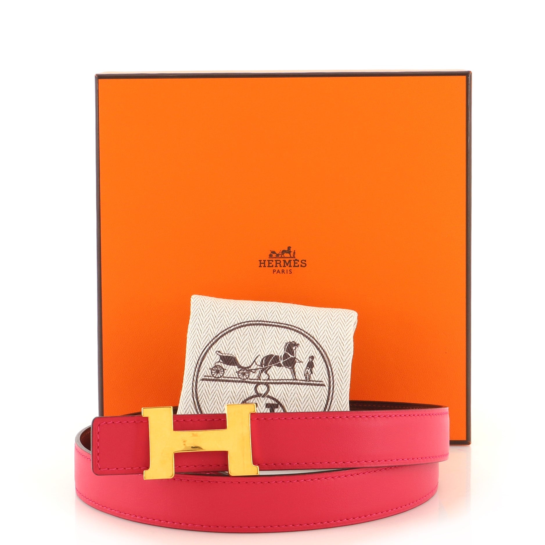 Constance Reversible Belt Leather Thin 90