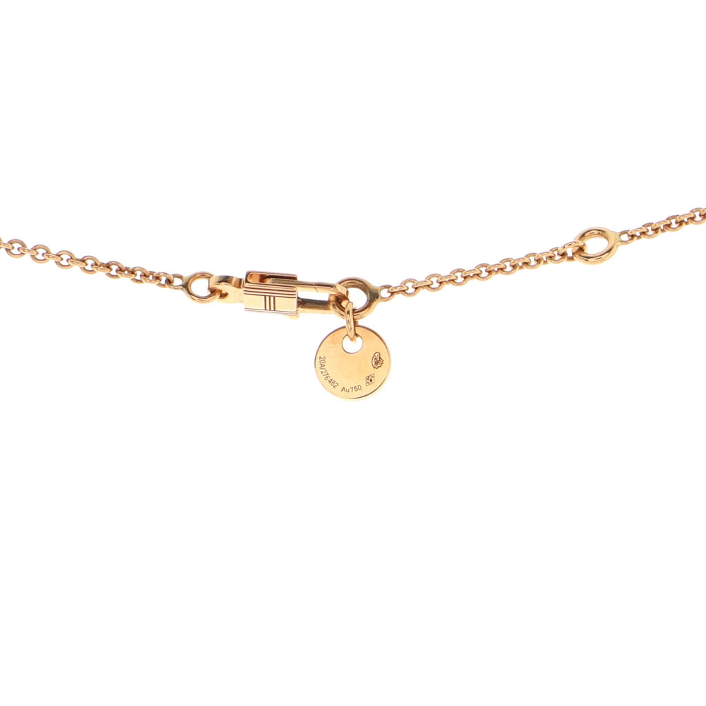 Amulettes Constance Pendant NM Necklace 18K Rose Gold with Black Jade