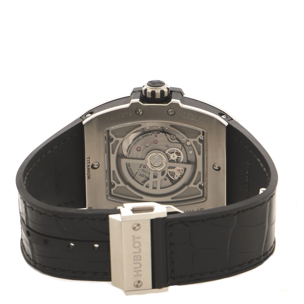 Spirit of Big Bang Moonphase Chronograph Automatic Watch Titanium and Alligator 44