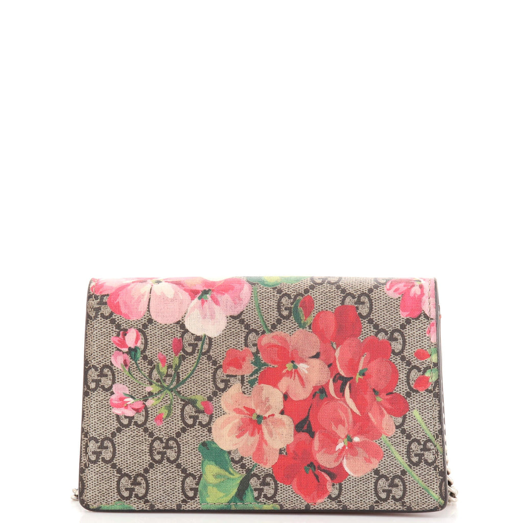 Dionysus Bag Blooms Print GG Coated Canvas Super Mini