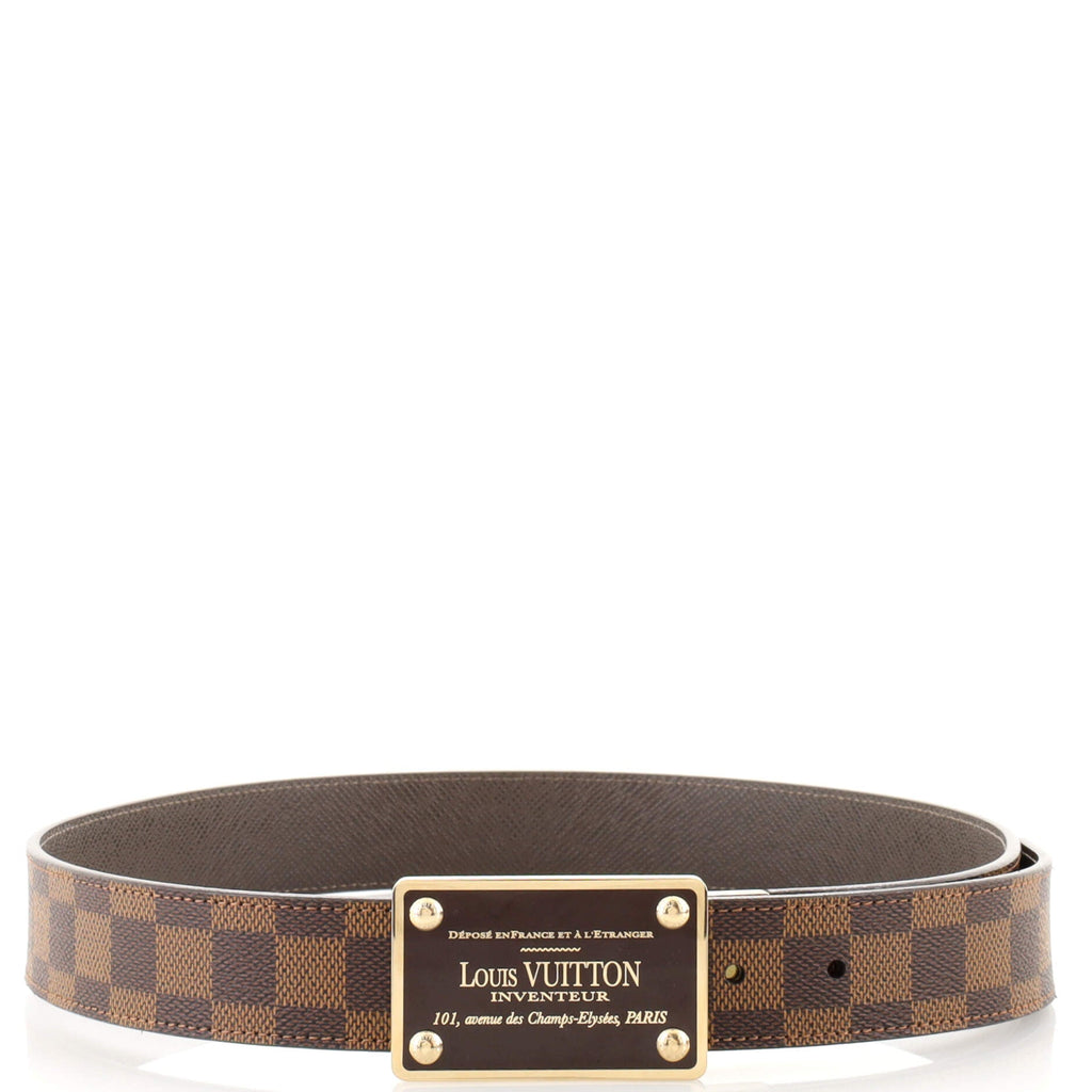 Inventeur Belt Damier Medium 85