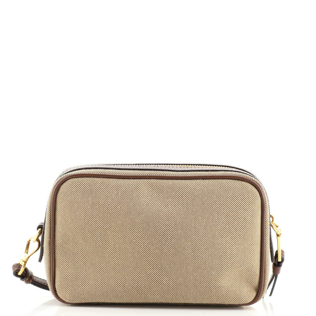 Logo Wristlet Pouch Canvas Small