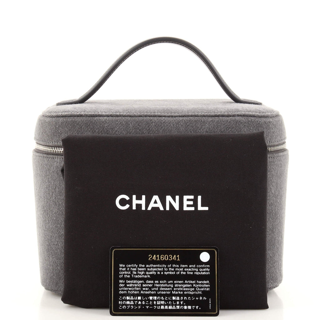 Deauville Vanity Case Canvas with Sequins