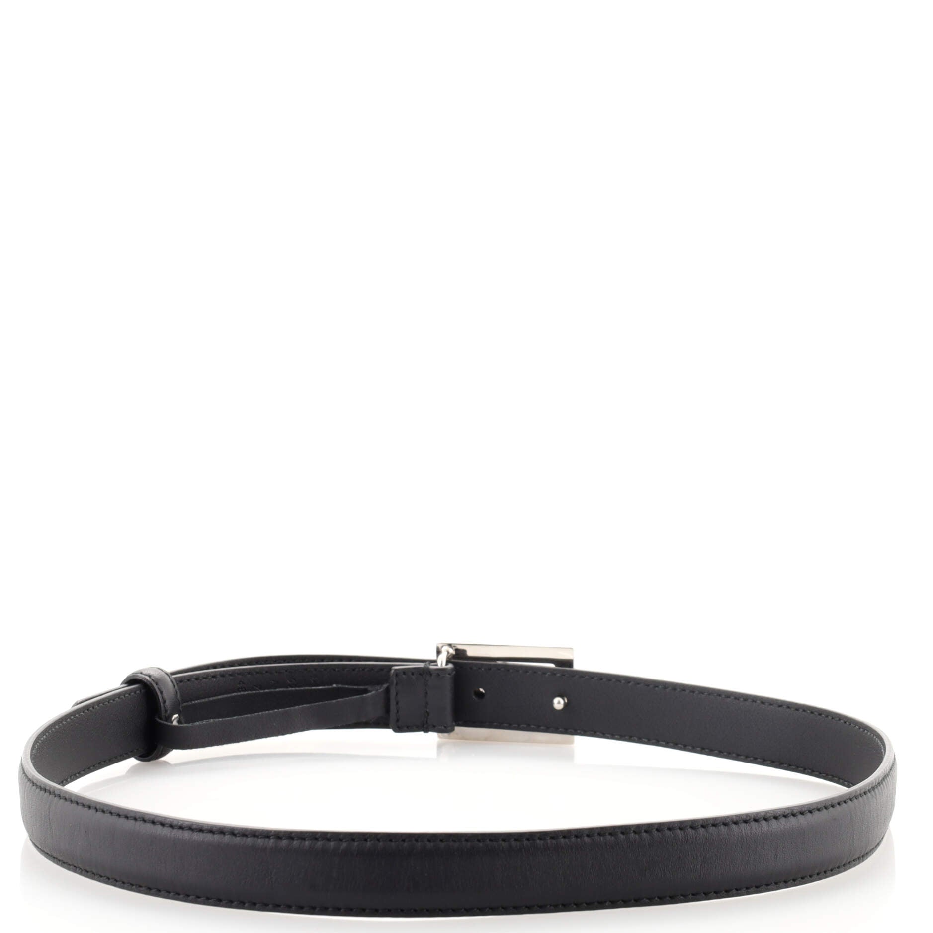 Madelyn Belt Leather with Crystal Buckle Thin 70