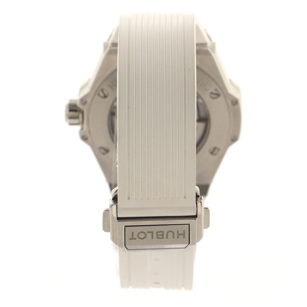 Big Bang One Click Automatic Watch Stainless Steel and Rubber with Diamond Bezel 39