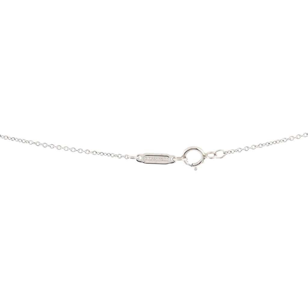 Garden Flower Pendant Necklace Platinum and Diamonds