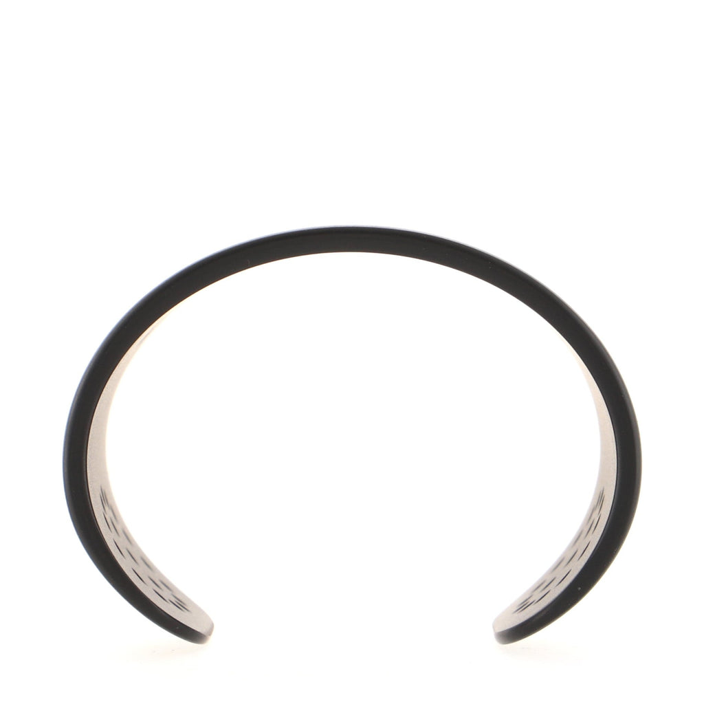 Evelyne Cuff Bracelet Brushed Metal Small