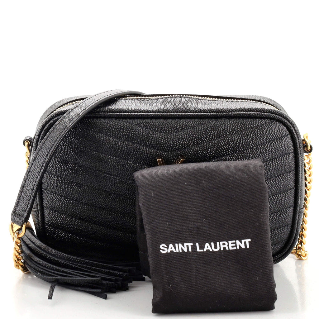 Lou Camera Bag Matelasse Chevron Leather Mini