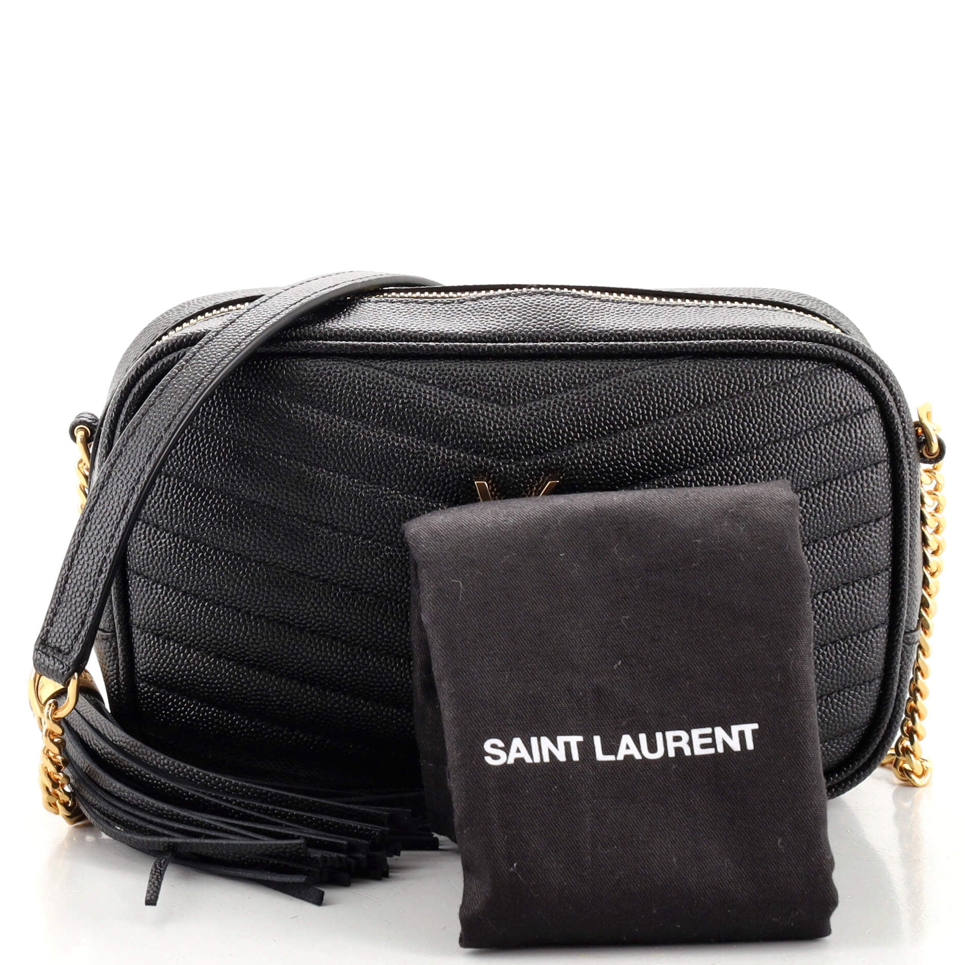 Lou Camera Bag Matelasse Chevron Leather Mini