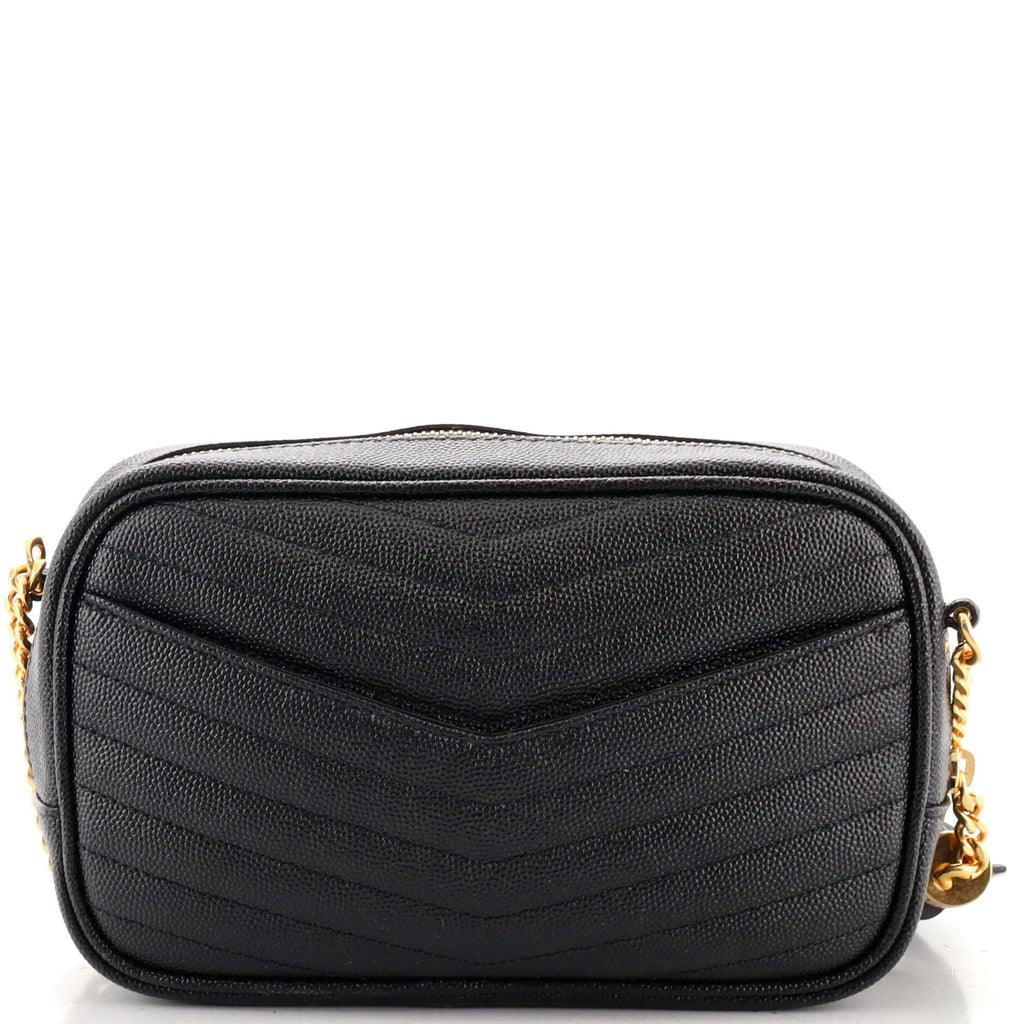 Lou Camera Bag Matelasse Chevron Leather Mini