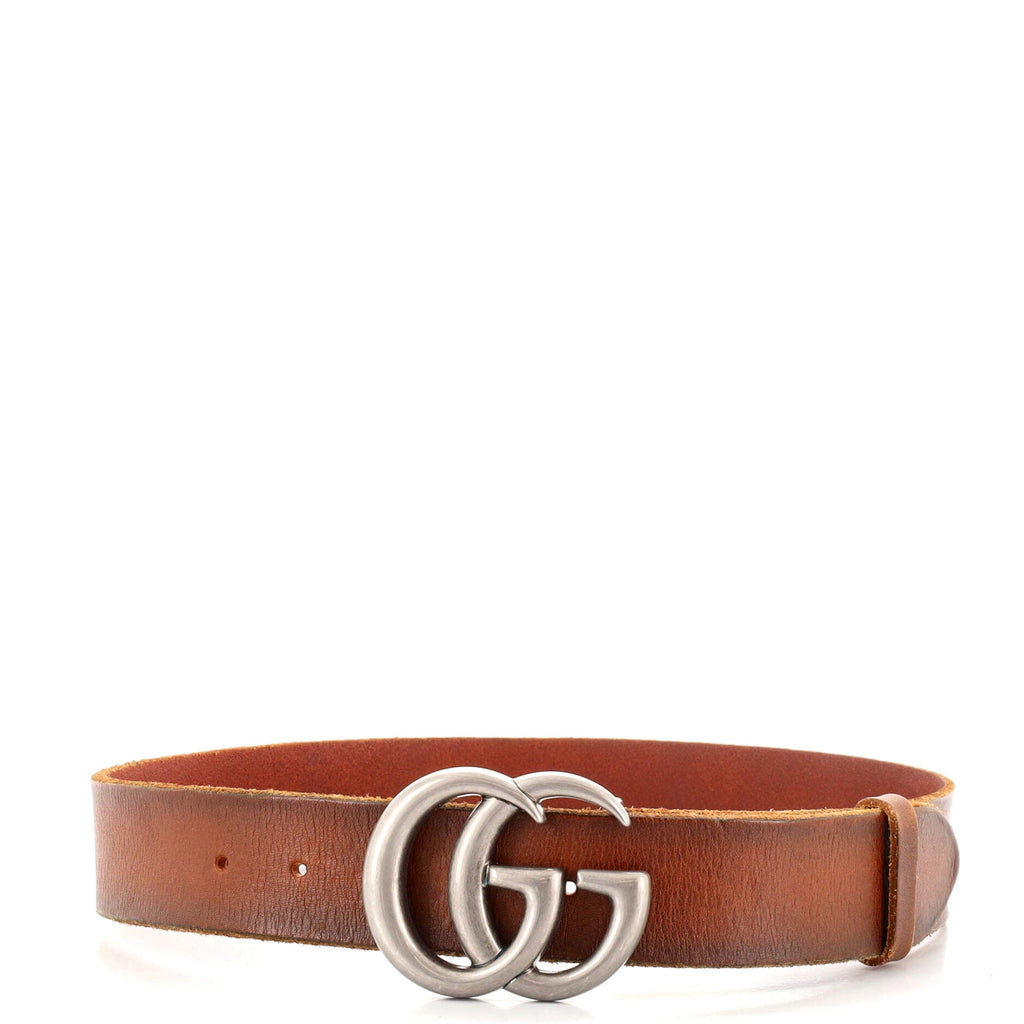 GG Marmont Belt Leather Wide 75