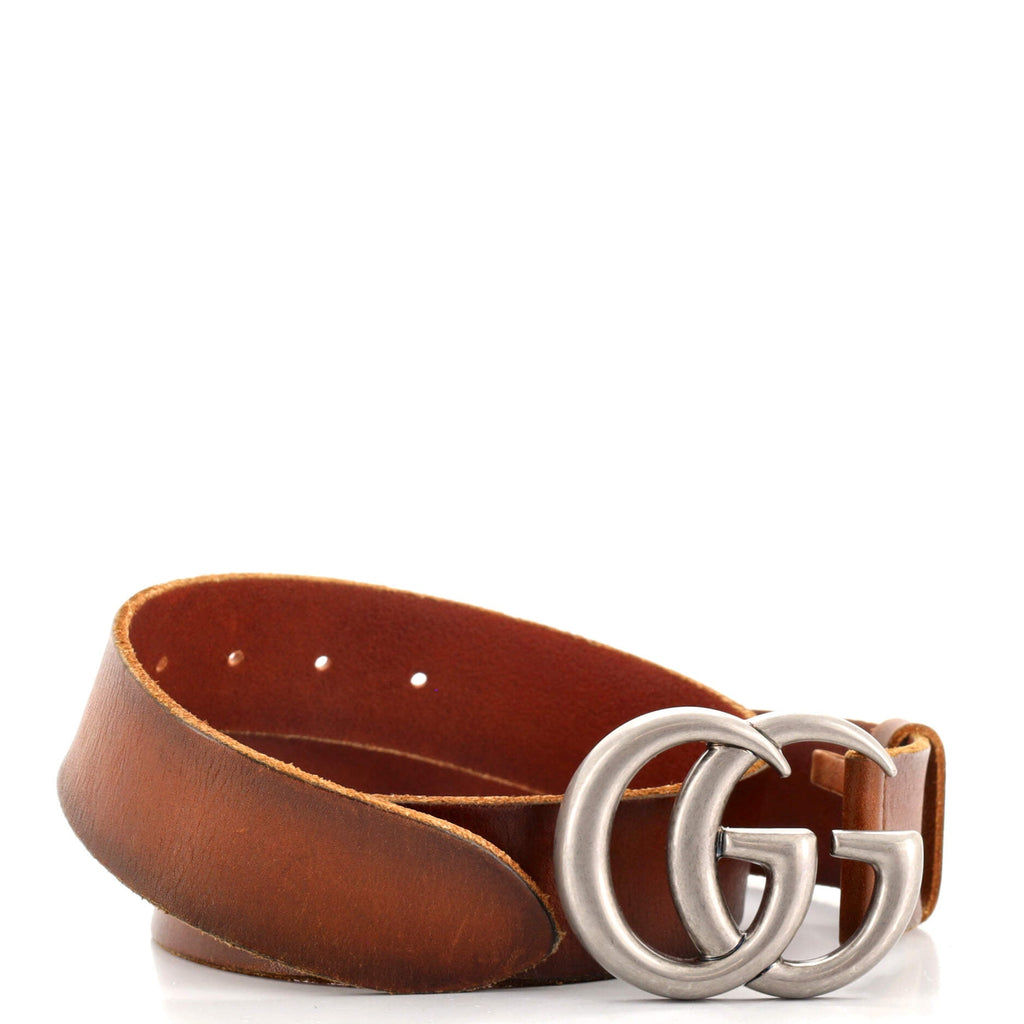 GG Marmont Belt Leather Wide 75