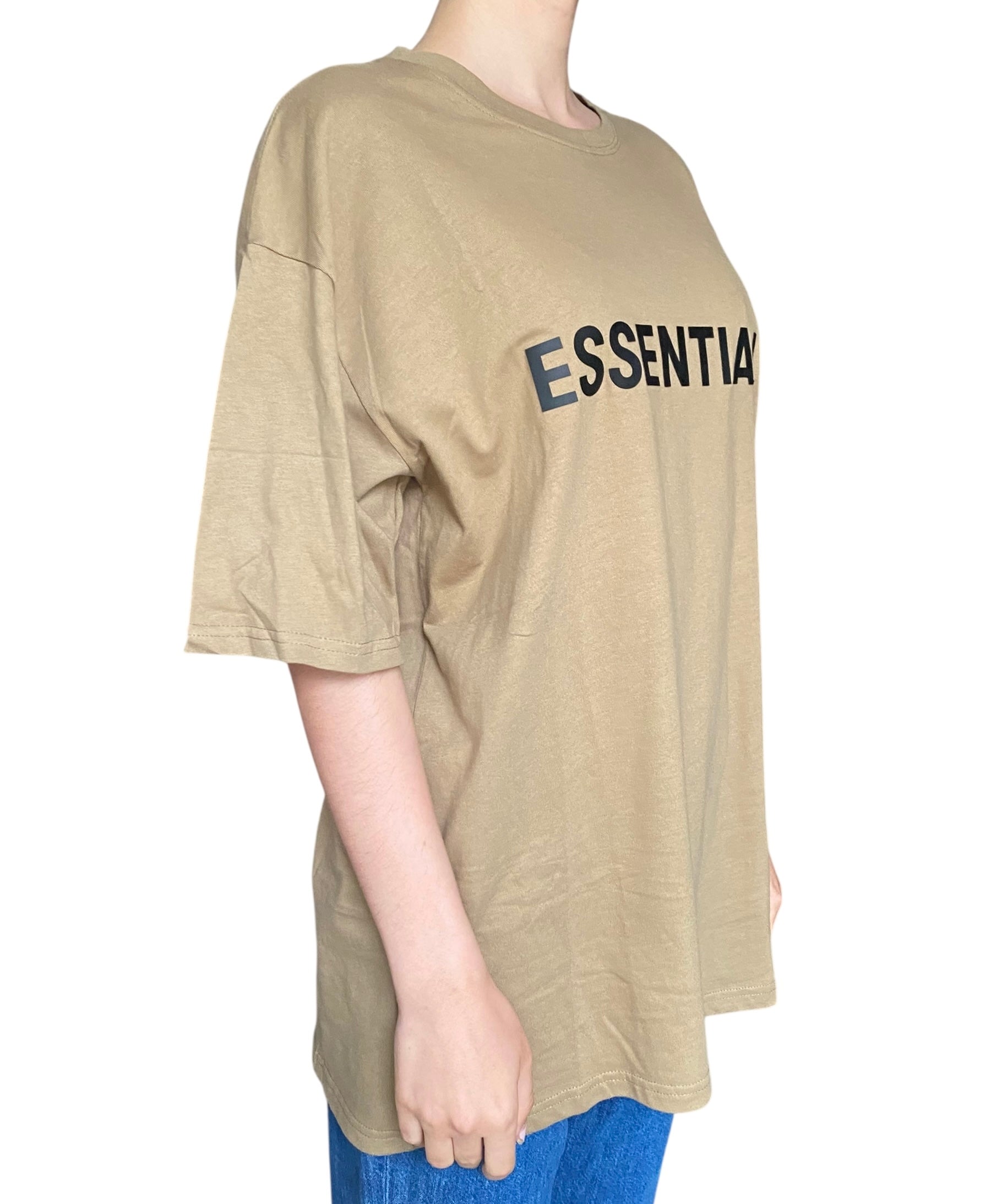 FOG Essentials Brown Logo Tee - XL