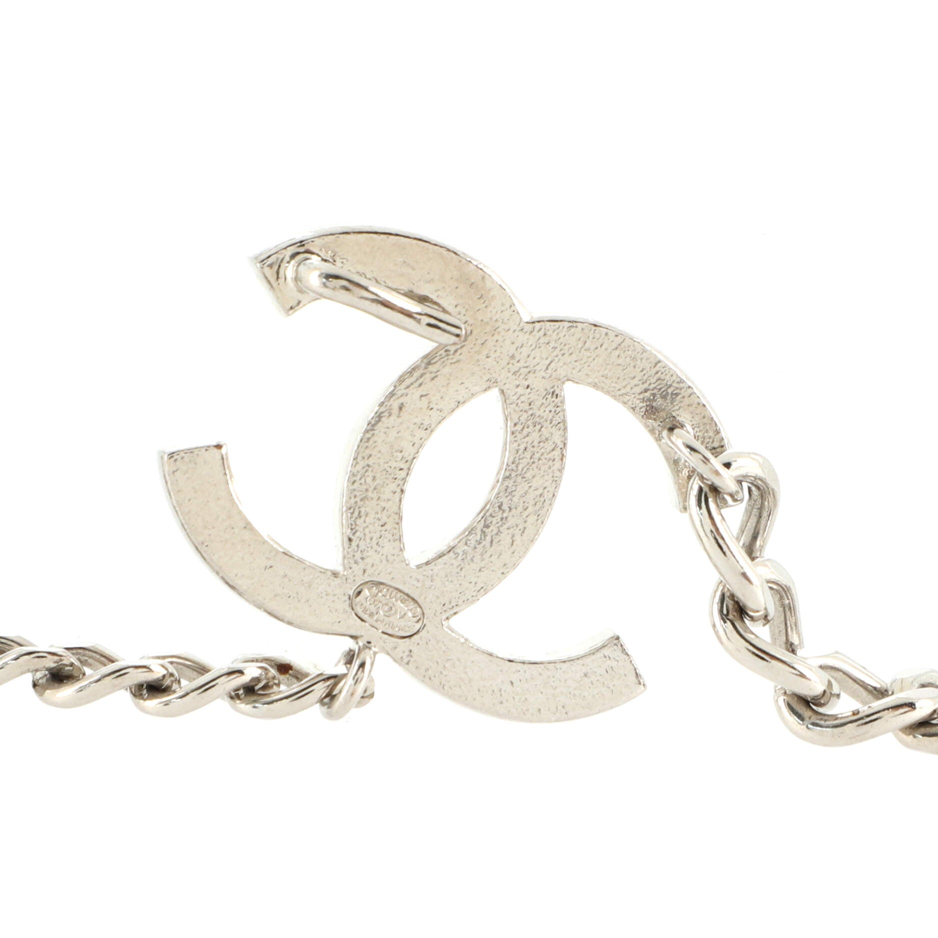 CC Charm Chain Belt Metal with Enamel 80