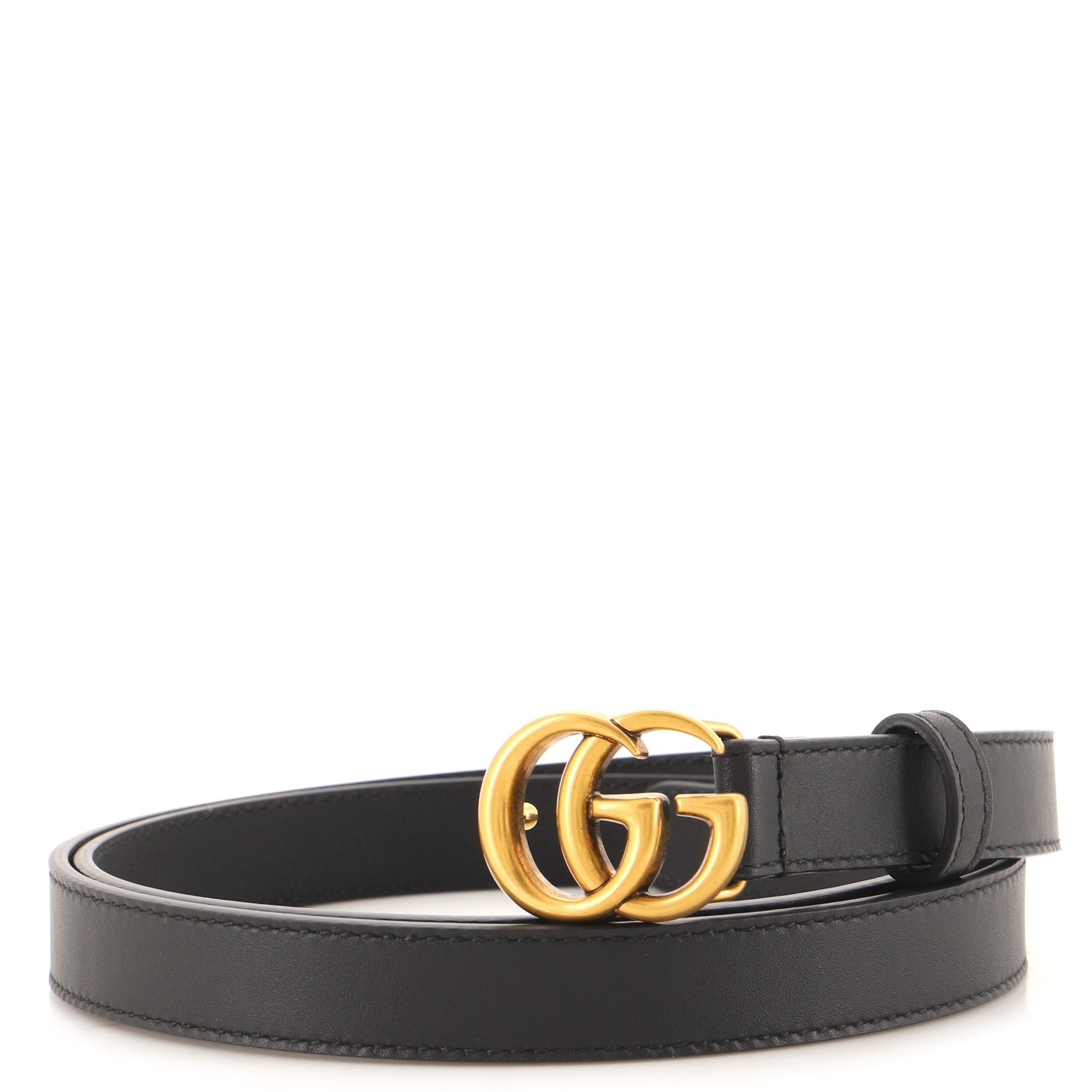 GG Marmont Belt Leather Thin 100