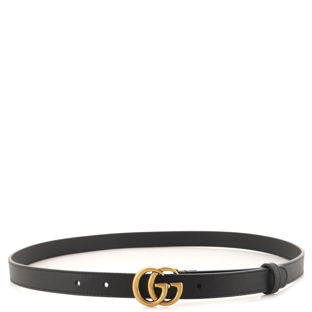 GG Marmont Belt Leather Thin 100