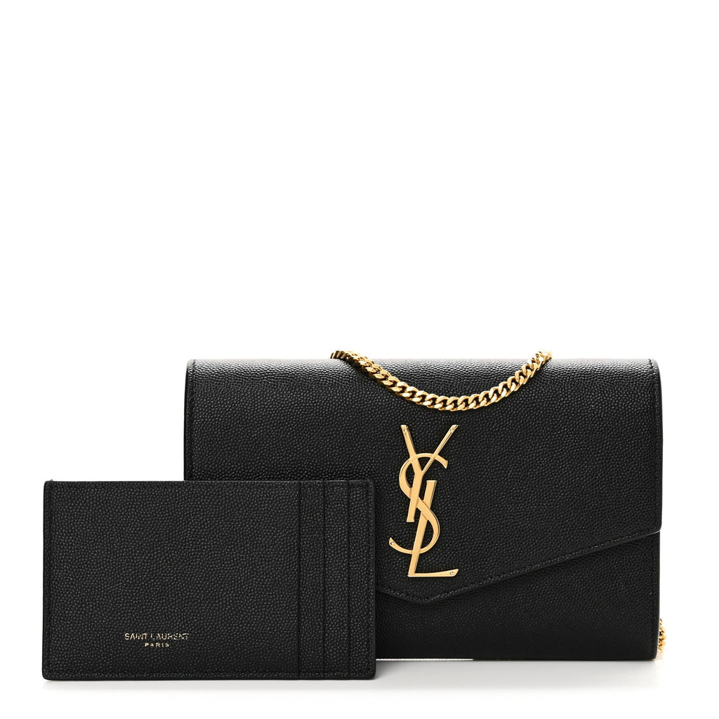 Grain de Poudre Uptown Chain Wallet Black