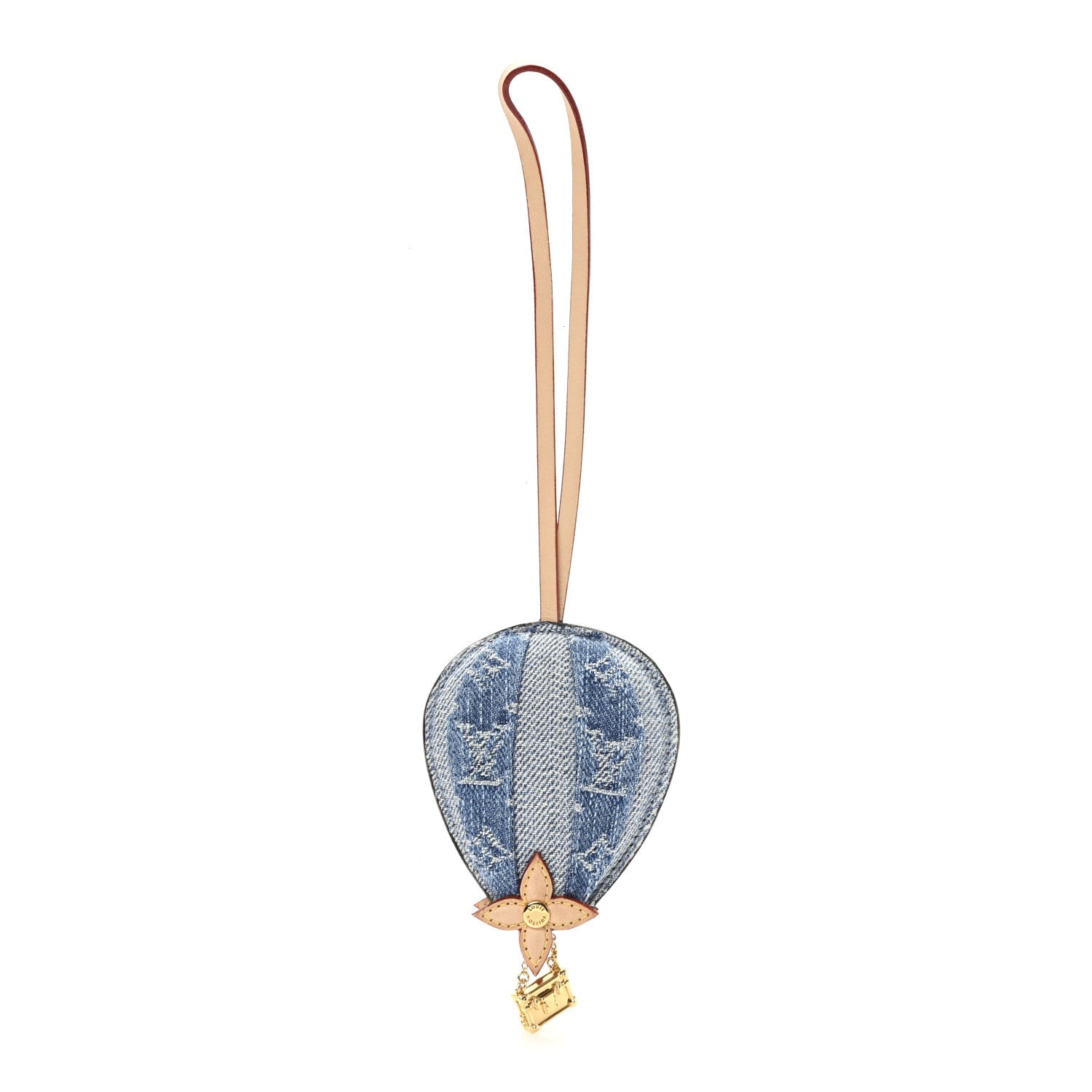 Monogram Denim LV Sky Bag Jewel Blue