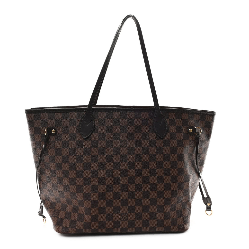 Damier Ebene Neo Neverfull MM Rose Ballerine