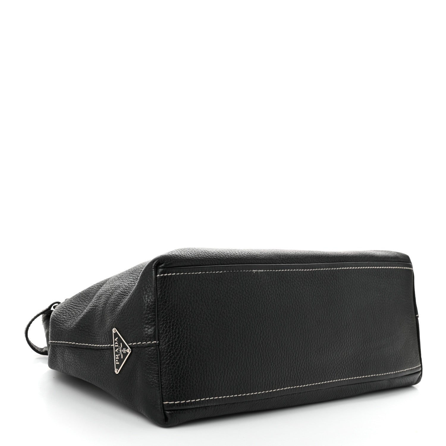 Vitello Daino Shoulder Bag Black