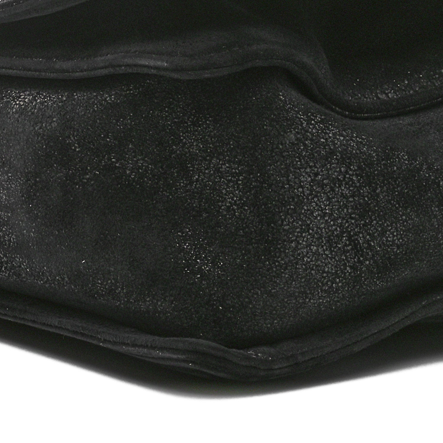 Iridescent Calfskin Quilted XL Gentle Boy Flap Black