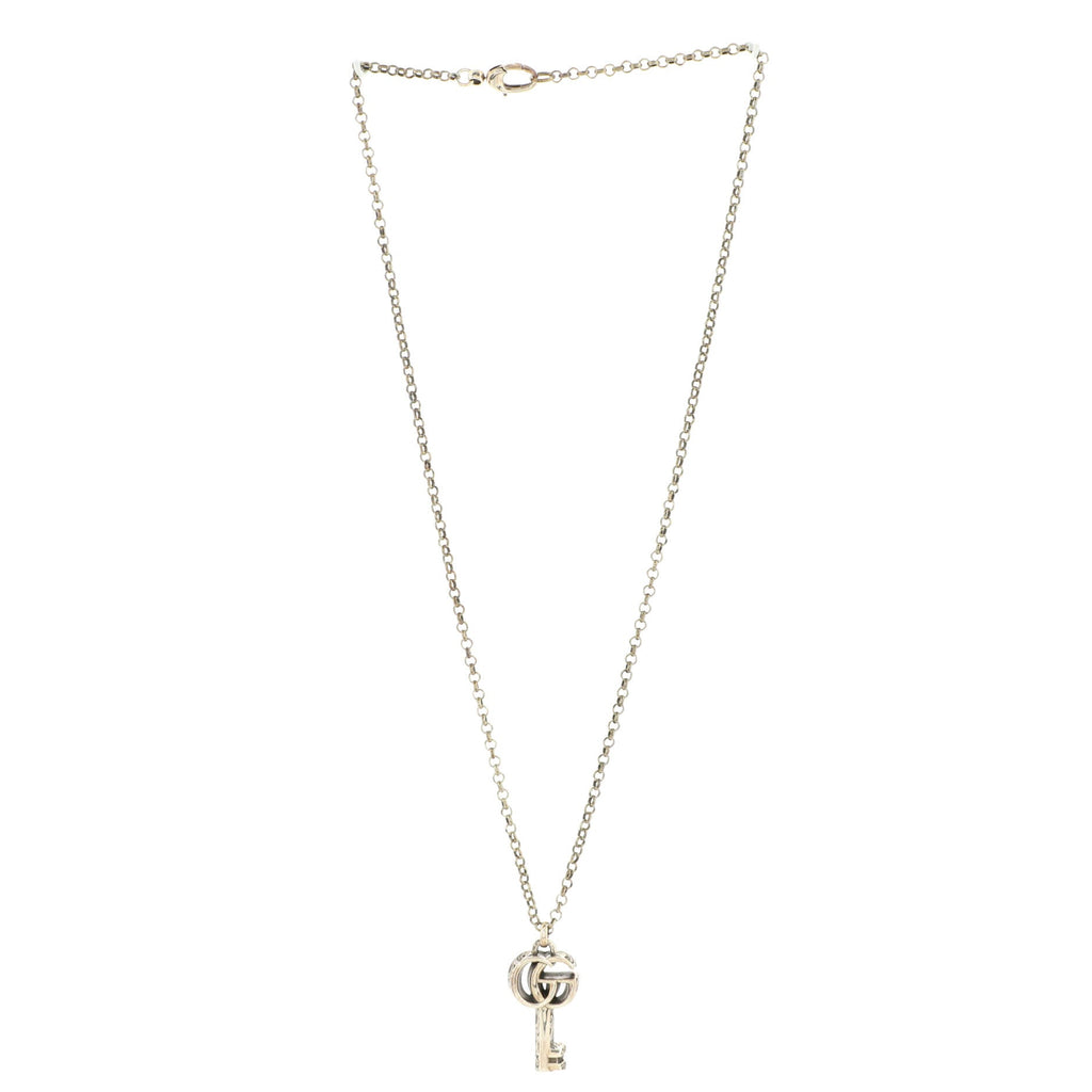 GG Marmont Key Pendant Necklace Metal