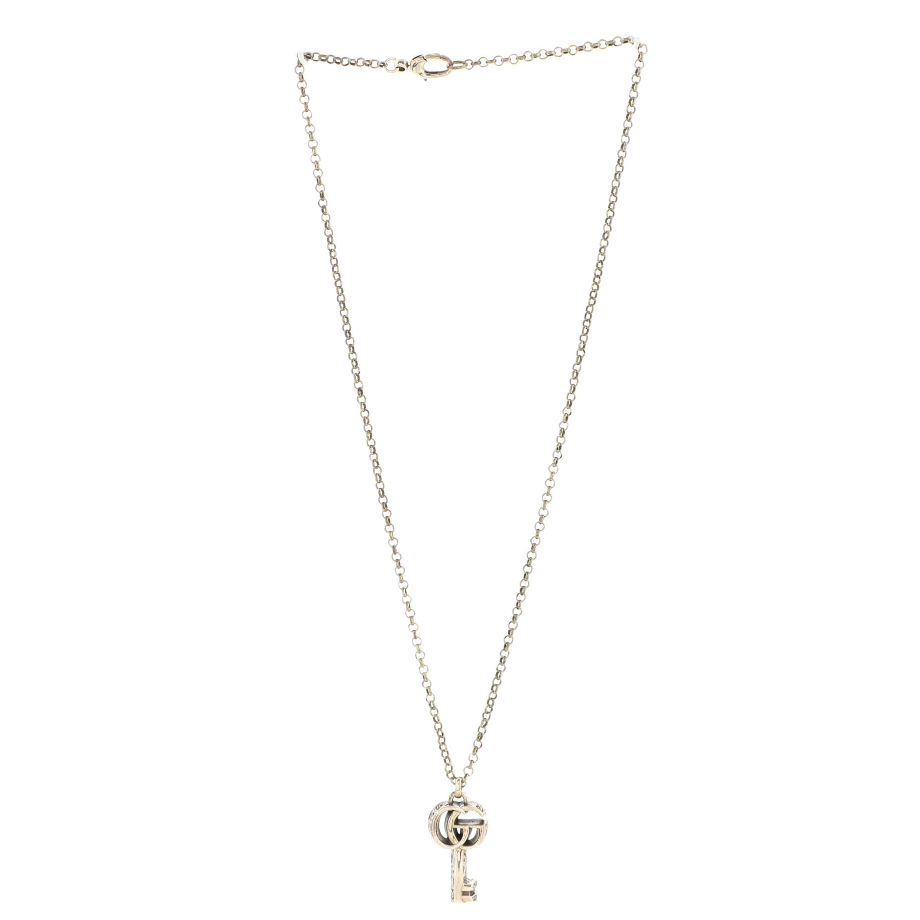 GG Marmont Key Pendant Necklace Metal