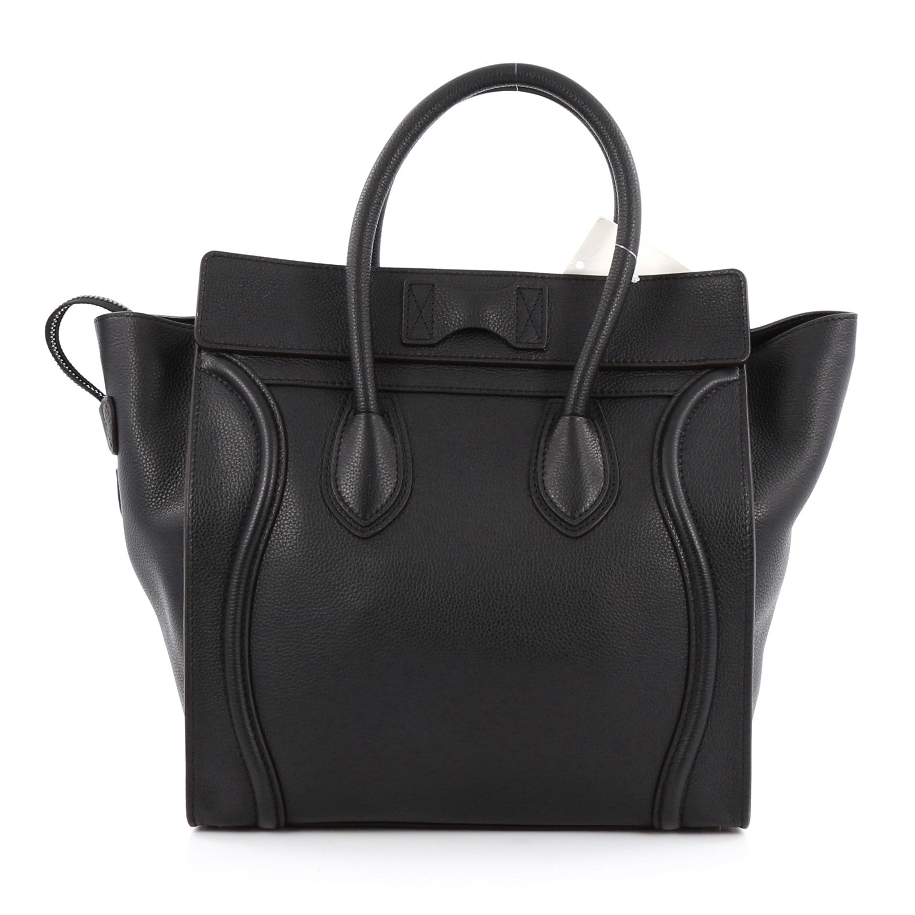 Luggage Handbag Grainy Leather Mini