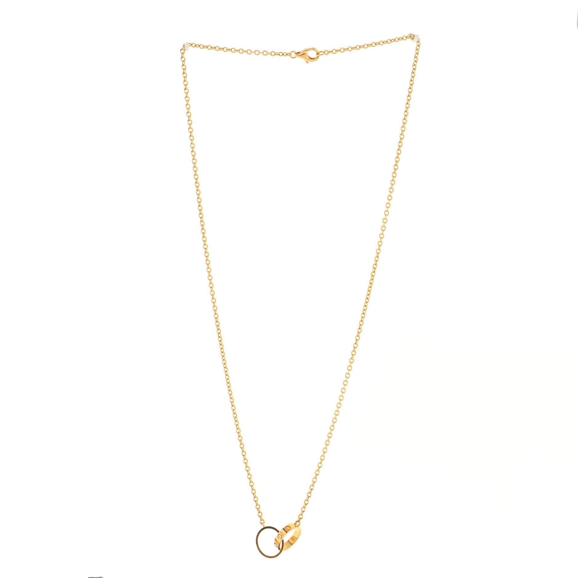 Love Interlocking Necklace 18K Rose Gold