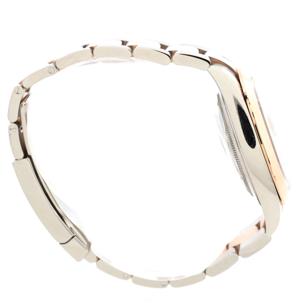 Oyster Perpetual Datejust Automatic Watch Stainless Steel and Rose Gold with Diamond Markers 41