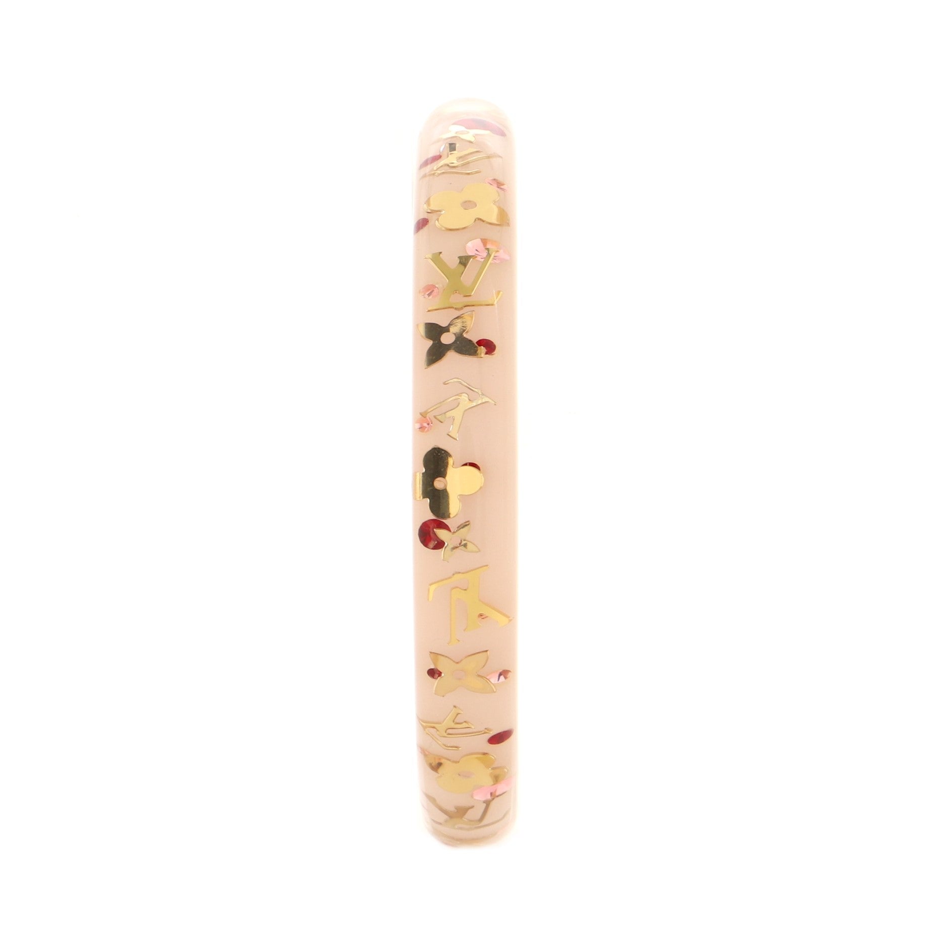 Inclusion Bangle Bracelet Resin with Crystals PM