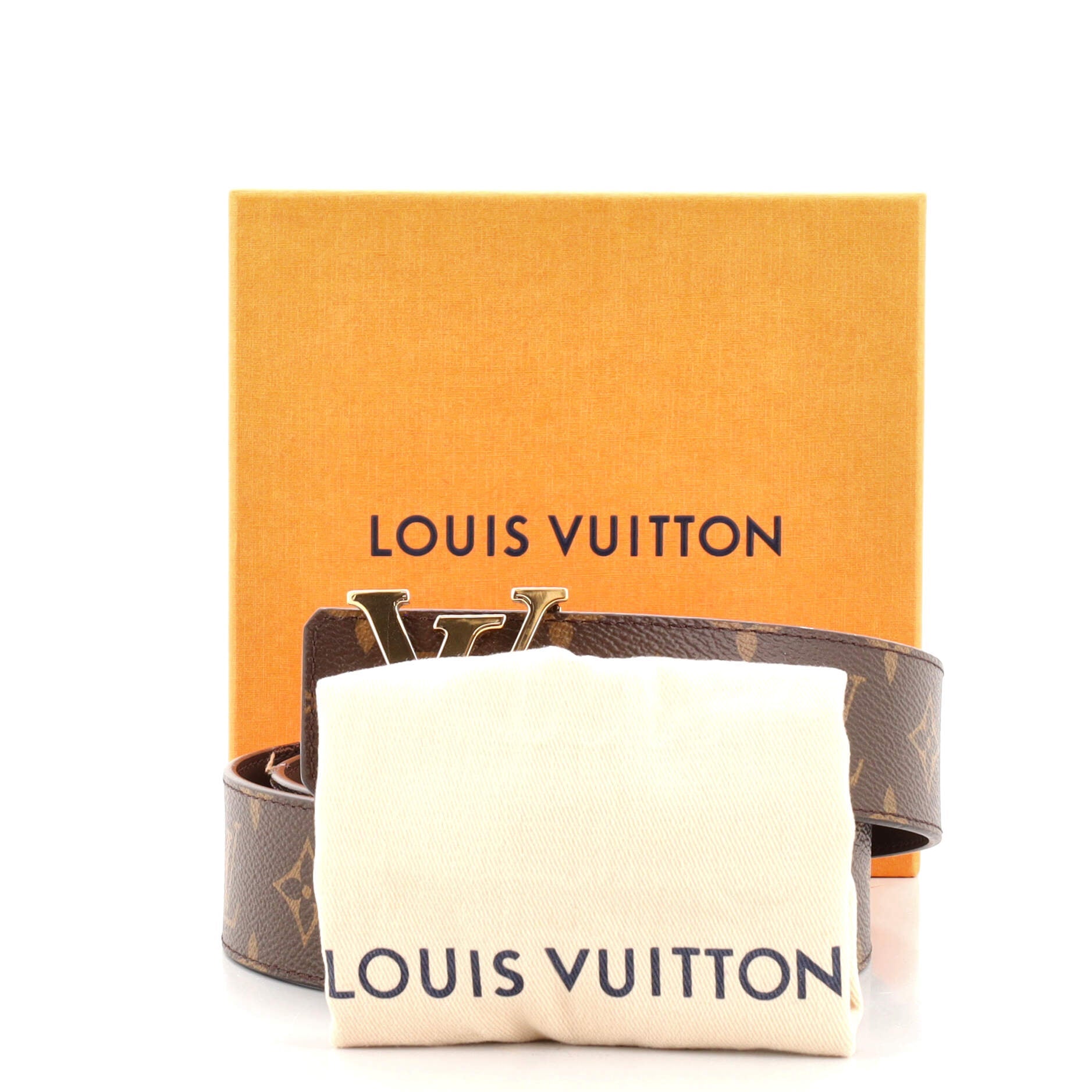 LV Initiales Belt Monogram Canvas Medium 90