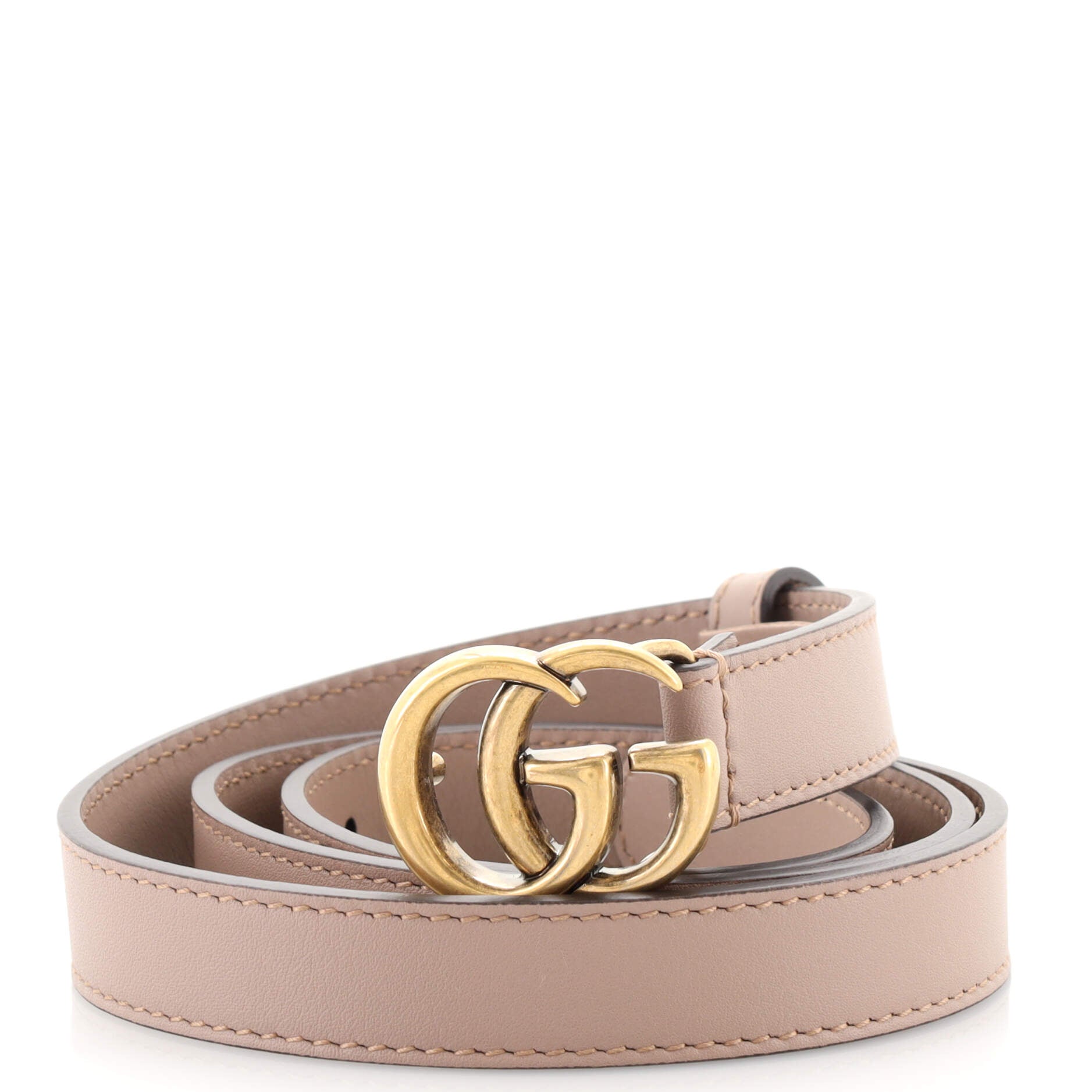 GG Marmont Belt Leather Thin 85