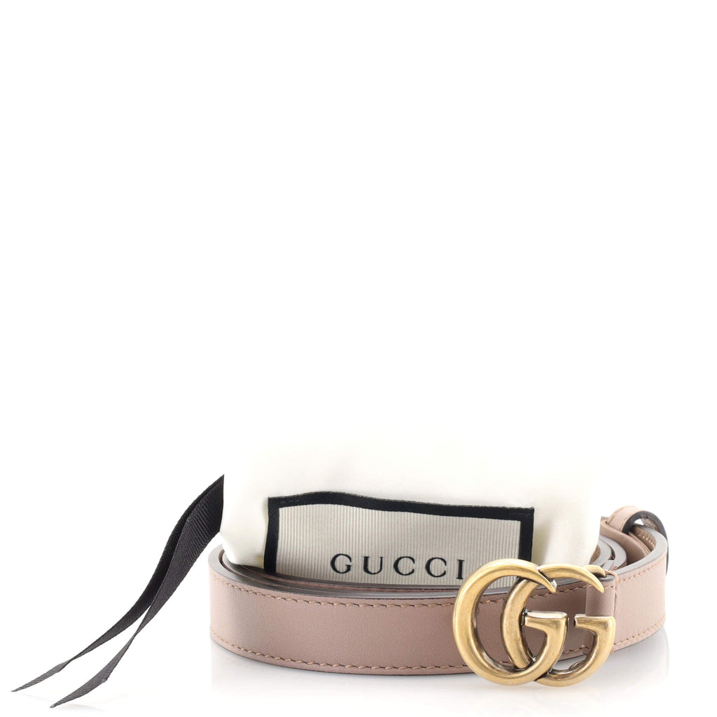GG Marmont Belt Leather Thin 85