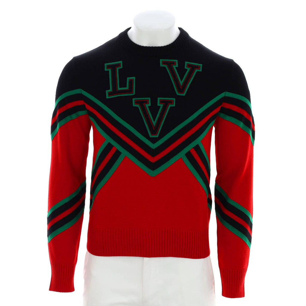 Men's LVV Sport Team Crewneck Sweater Wool