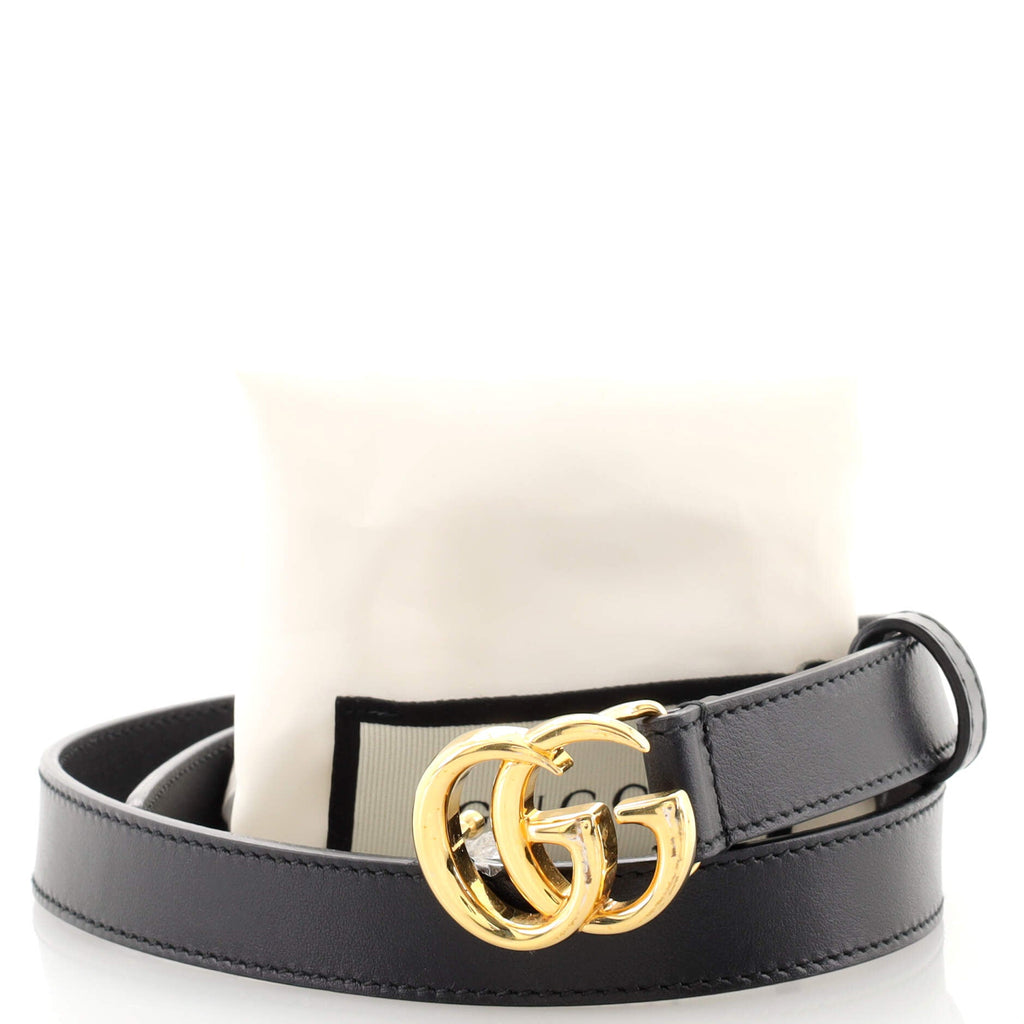 GG Marmont Belt Leather Thin 65