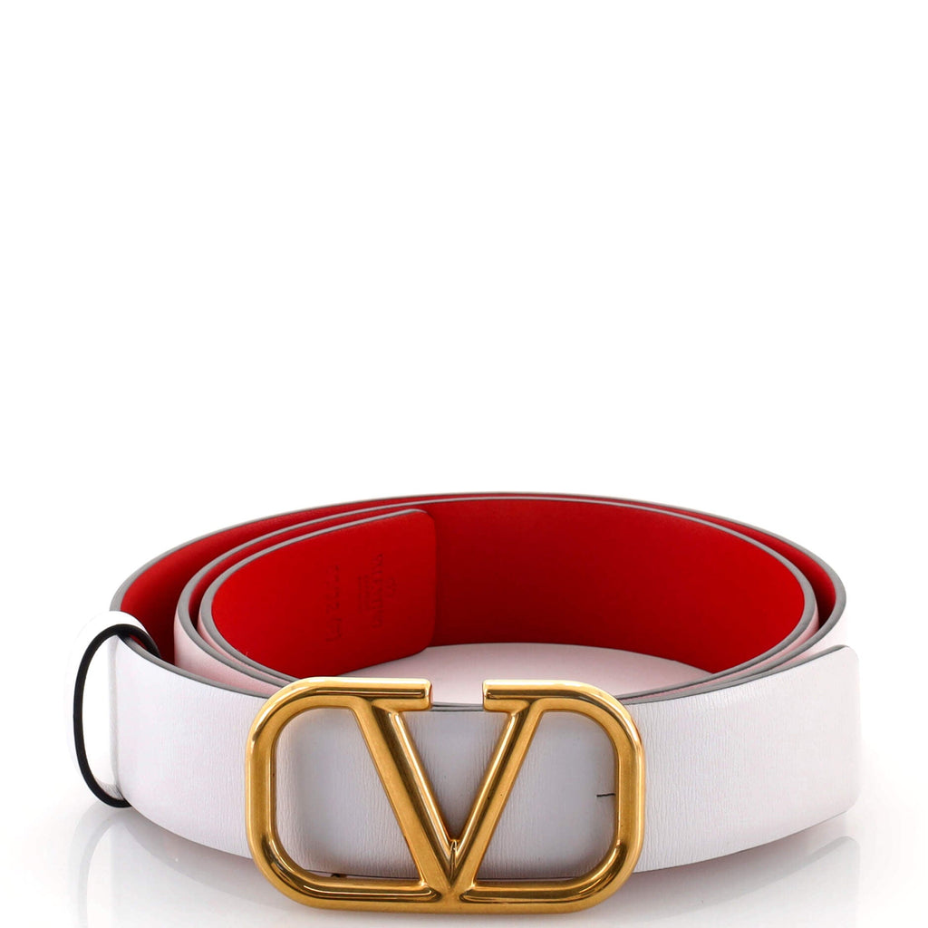 VLogo Reversible Belt Leather Medium 80