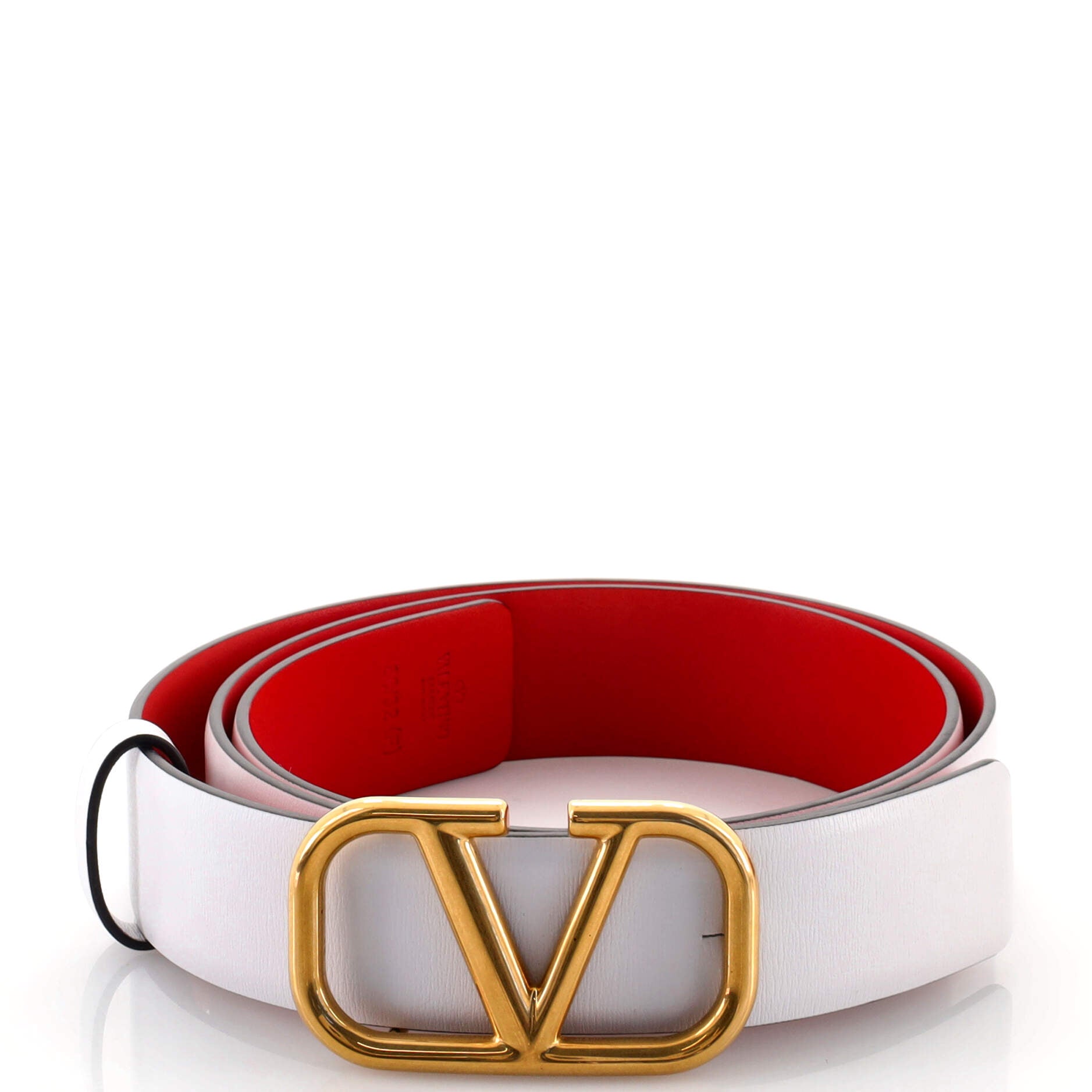VLogo Reversible Belt Leather Medium 80