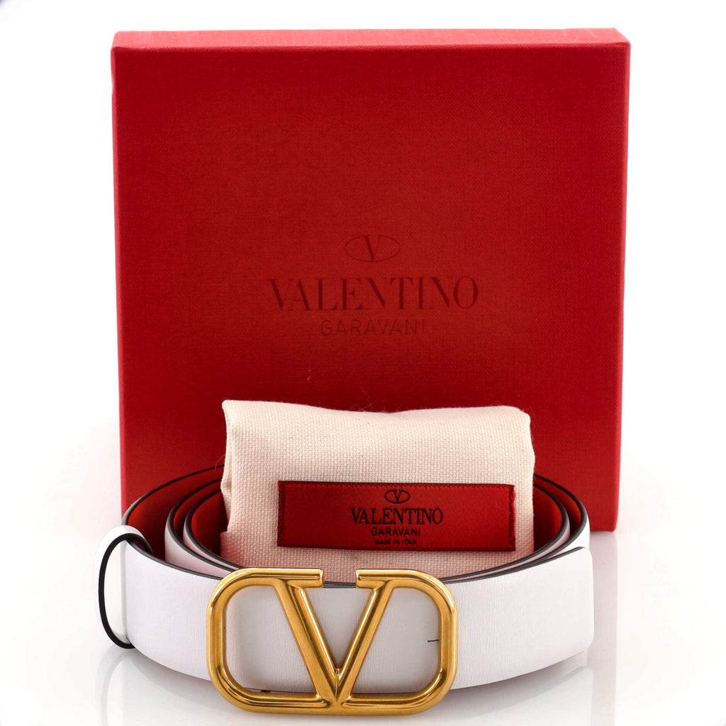 VLogo Reversible Belt Leather Medium 80