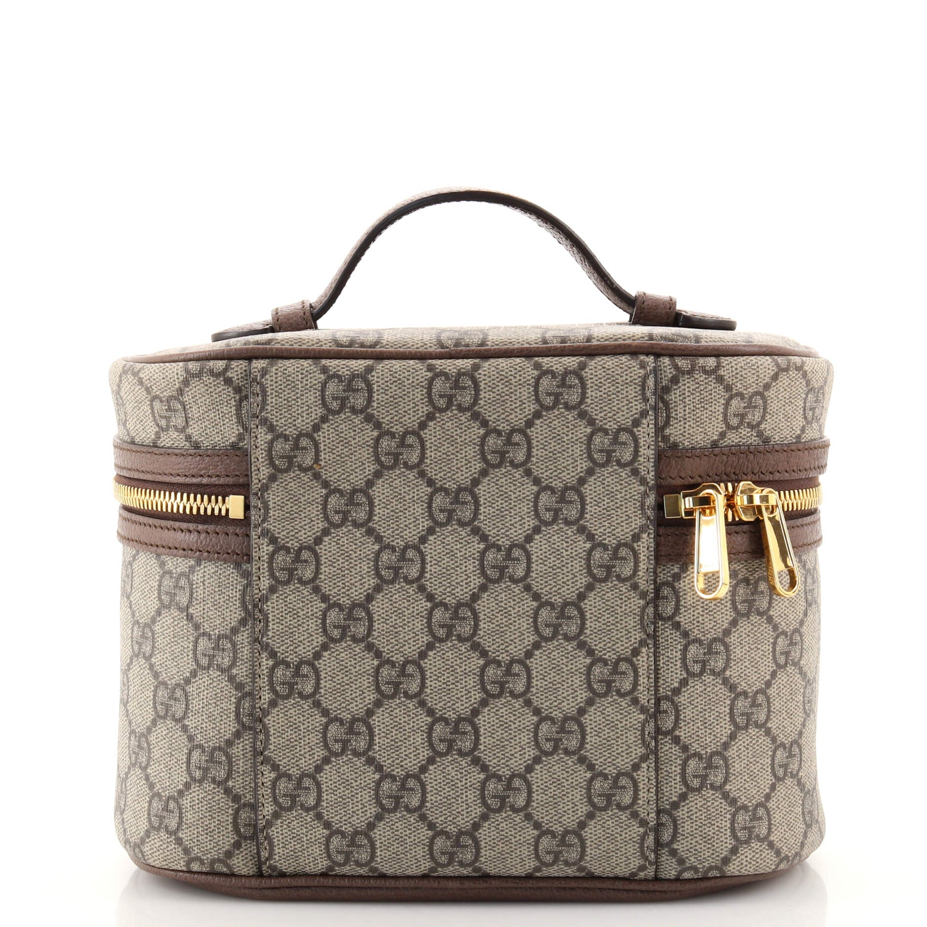 Ophidia Top Handle Cosmetic Case GG Coated Canvas Small