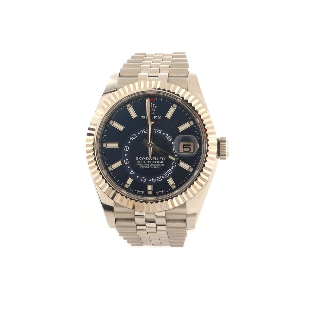 Sky-Dweller Oyster Perpetual Chronometer Automatic Watch Stainless Steel and White Gold 42