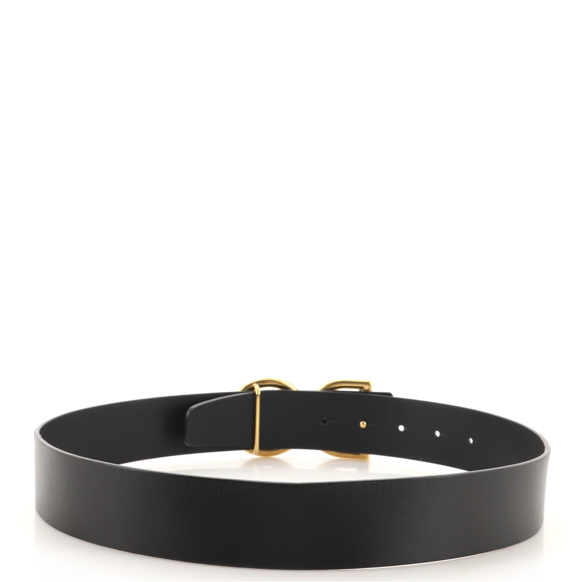 DG Logo Belt Leather Wide