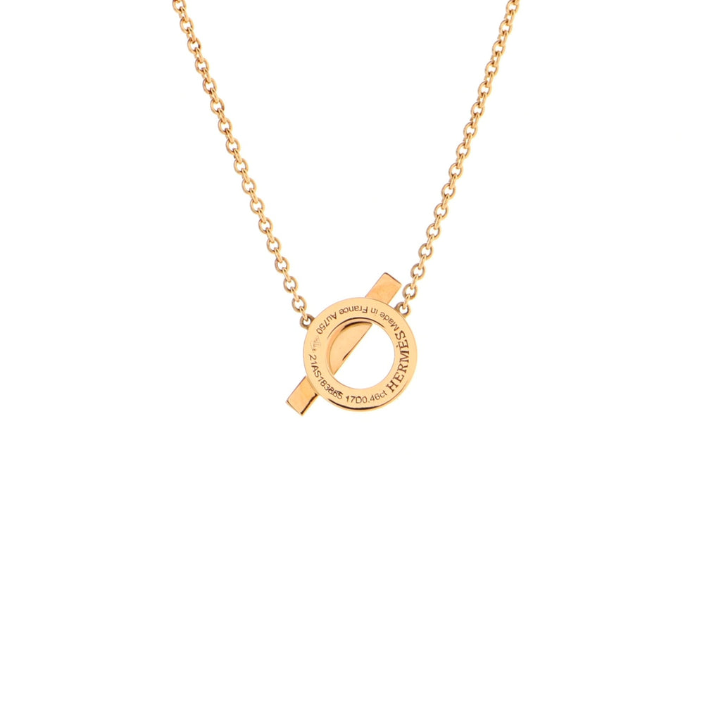 Finesse Pendant Necklace 18K Rose Gold and Diamonds