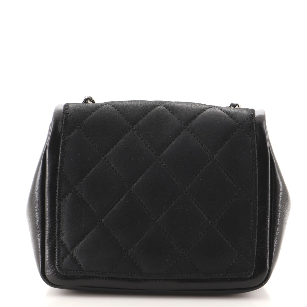 Graphic Flap Bag Quilted Calfskin Mini
