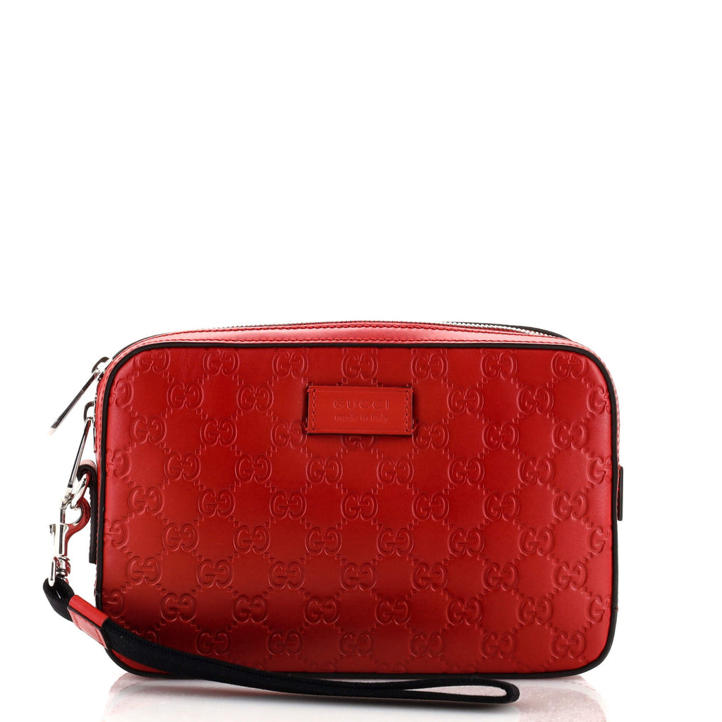 Wristlet Clutch Guccissima Leather