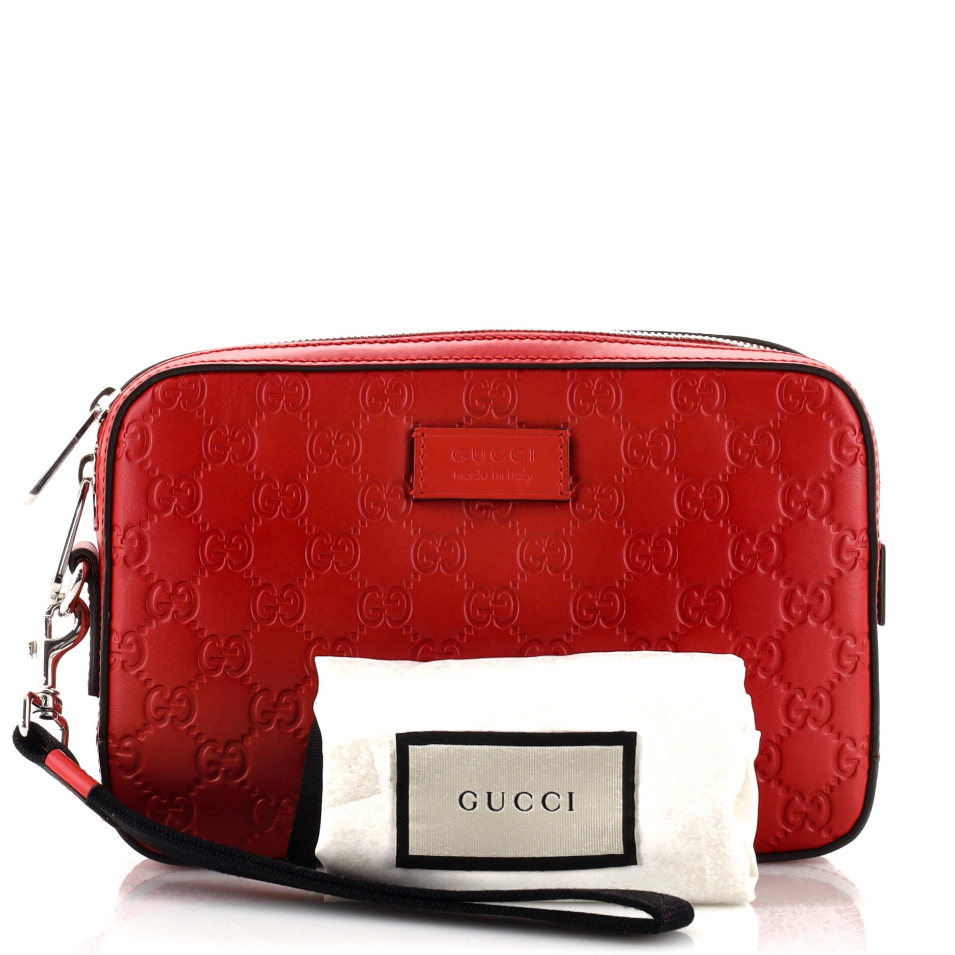 Wristlet Clutch Guccissima Leather