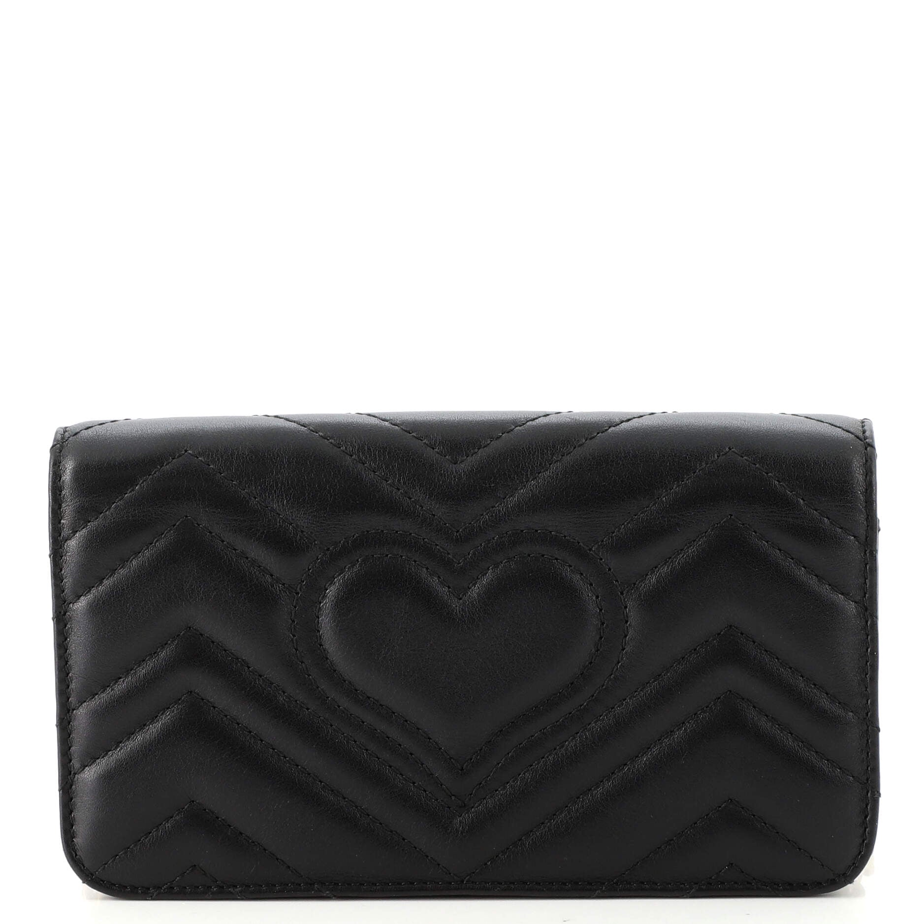 GG Marmont Chain Flap Bag Matelasse Leather Mini