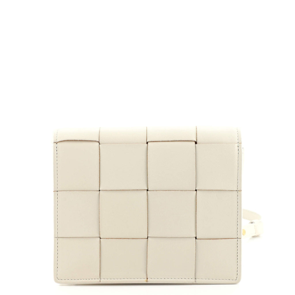 Cassette Crossbody Bag Maxi Intrecciato Leather Mini
