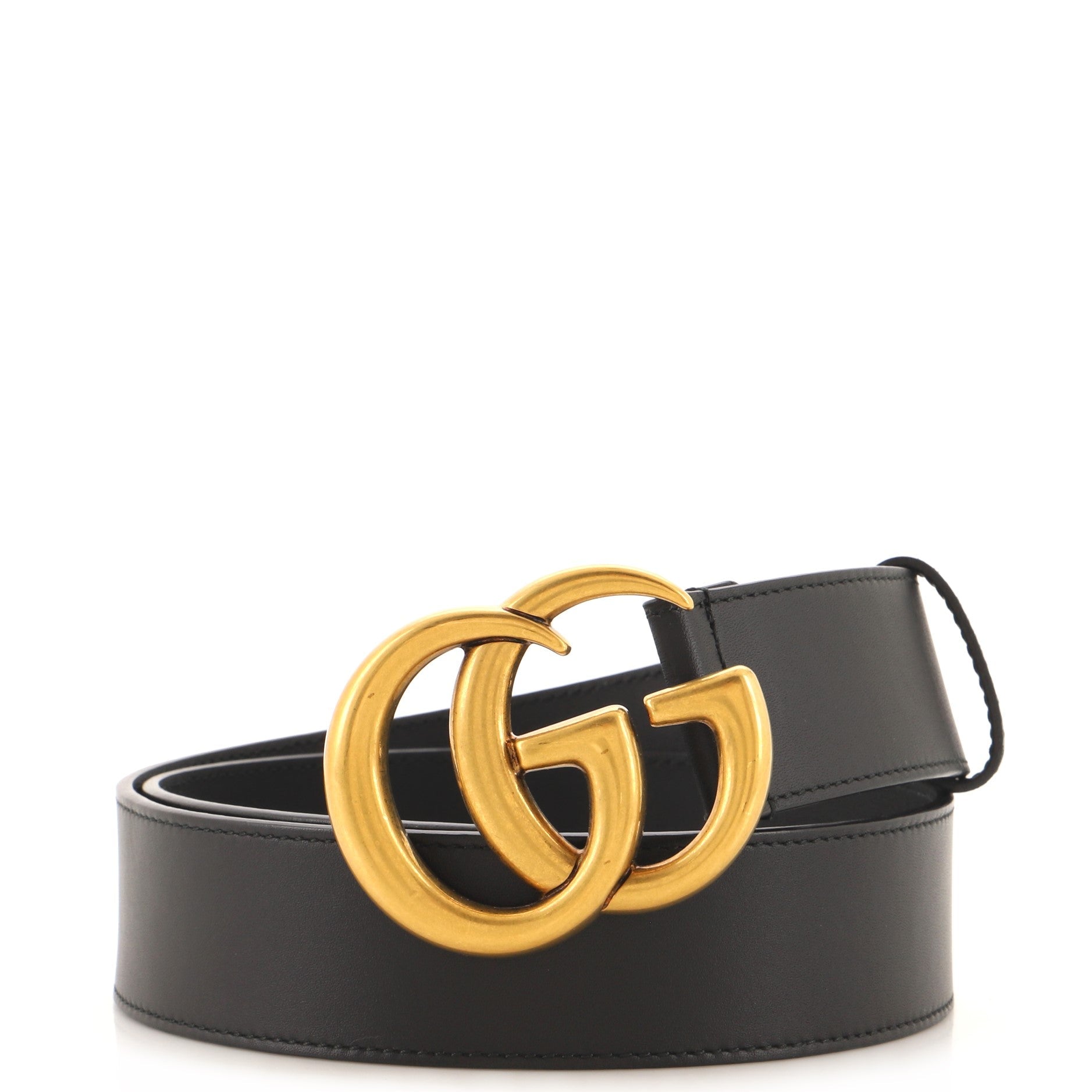 GG Marmont Belt Leather Wide 80